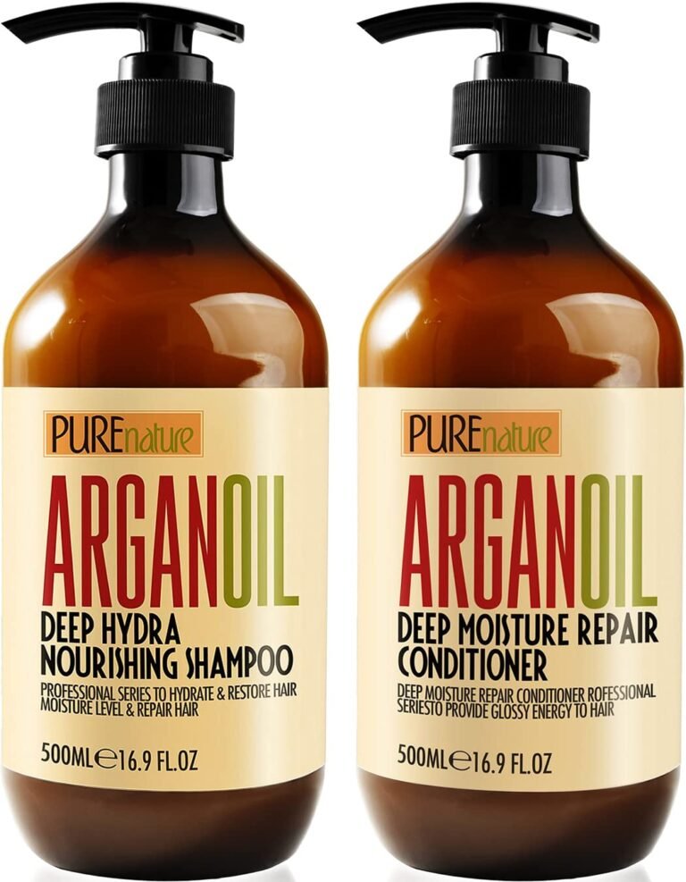 Argan Oil Shampoo and Conditioner Set - Moisturizing ...