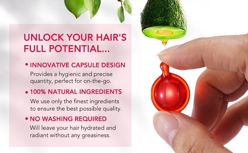 Hair Treatment Serum - no Rinse with Argan Macadamia ...